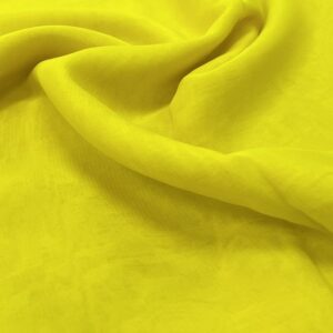GS32 - Canary Yellow - Georgette - Vibrant - 100% Polyester - 5mtr x 1.10cm wide - Saree Sized Pieces - $30.00 piece Price