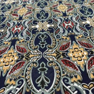 P238 - Georgette - 100% Polyester - Abstract - in Navy, burgundy, terracotta - 150cm wide - $18.00 per mtr