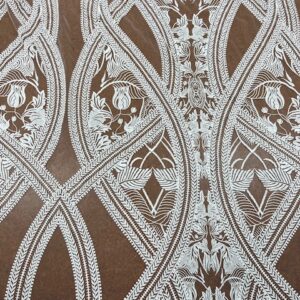 OW403 - Georgia Lace - 100% Rayon Embroidery / 100% White Nylon Tulle base - 154cm wide - $49.00 pm