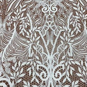 OW410 - Bridal / Evening / Day Lace - Dalton Junior Lace - 134cm wide - 100% Polyester - Overall Lace - Thick - $35.00 per mtr